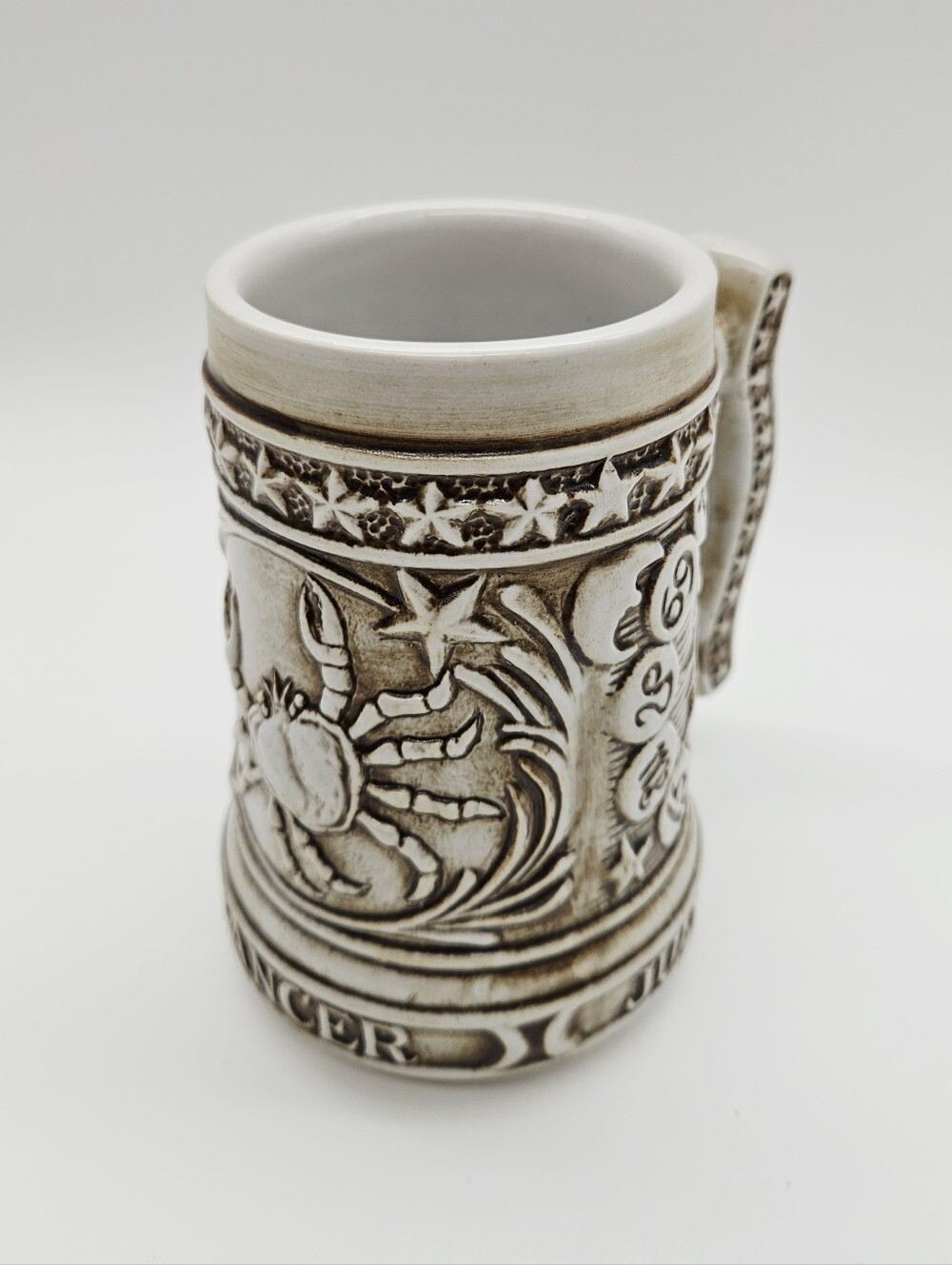 CERAMARTE | The Zodiac Collection by Swank "Cancer" tankard stein mug